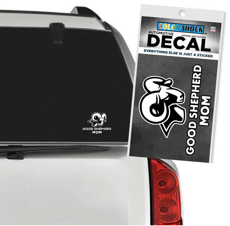 Good Shepherd Mom Car Decal