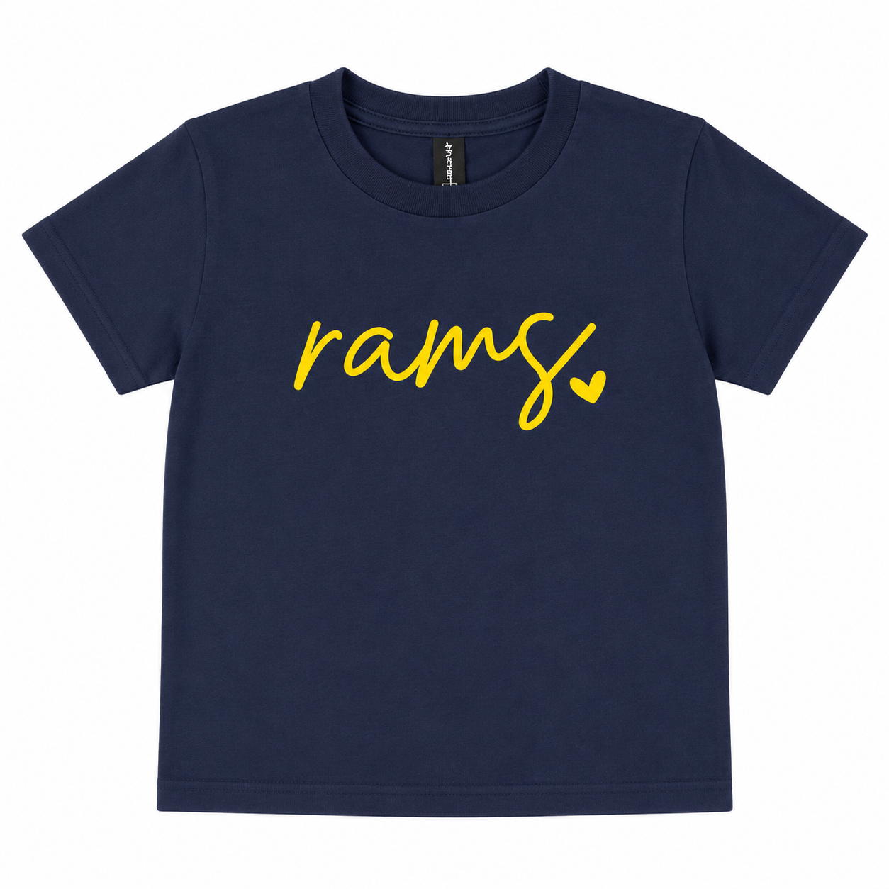 Rams Script Heart Tee - Youth