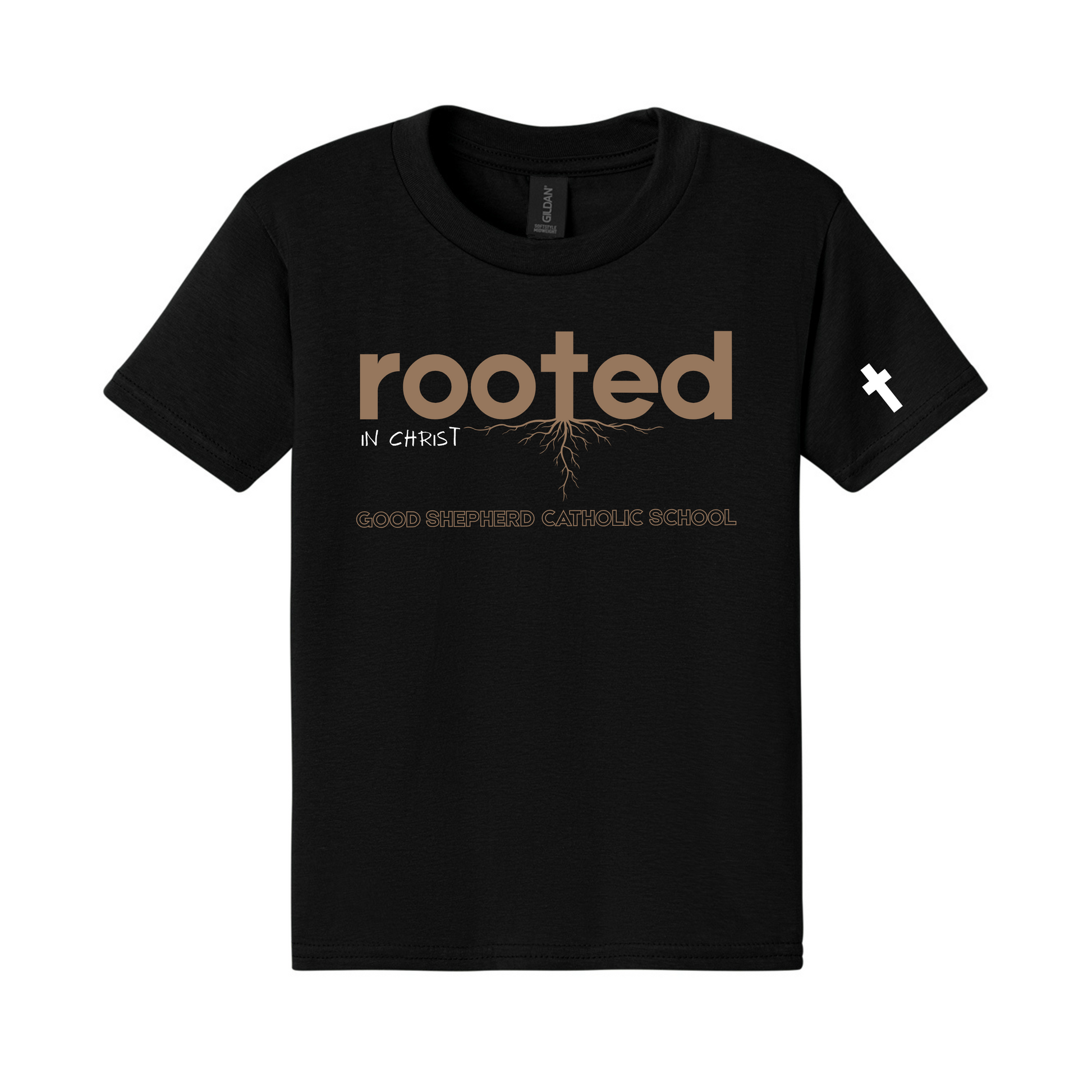 Rooted in Christ T-Shirt, Black