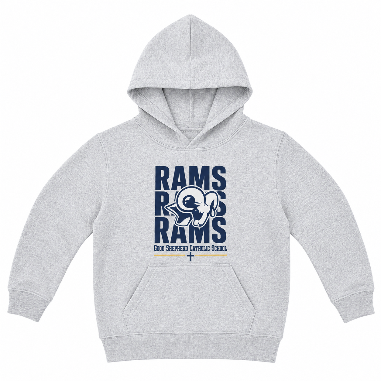 Rams Grey Hoodie - Youth
