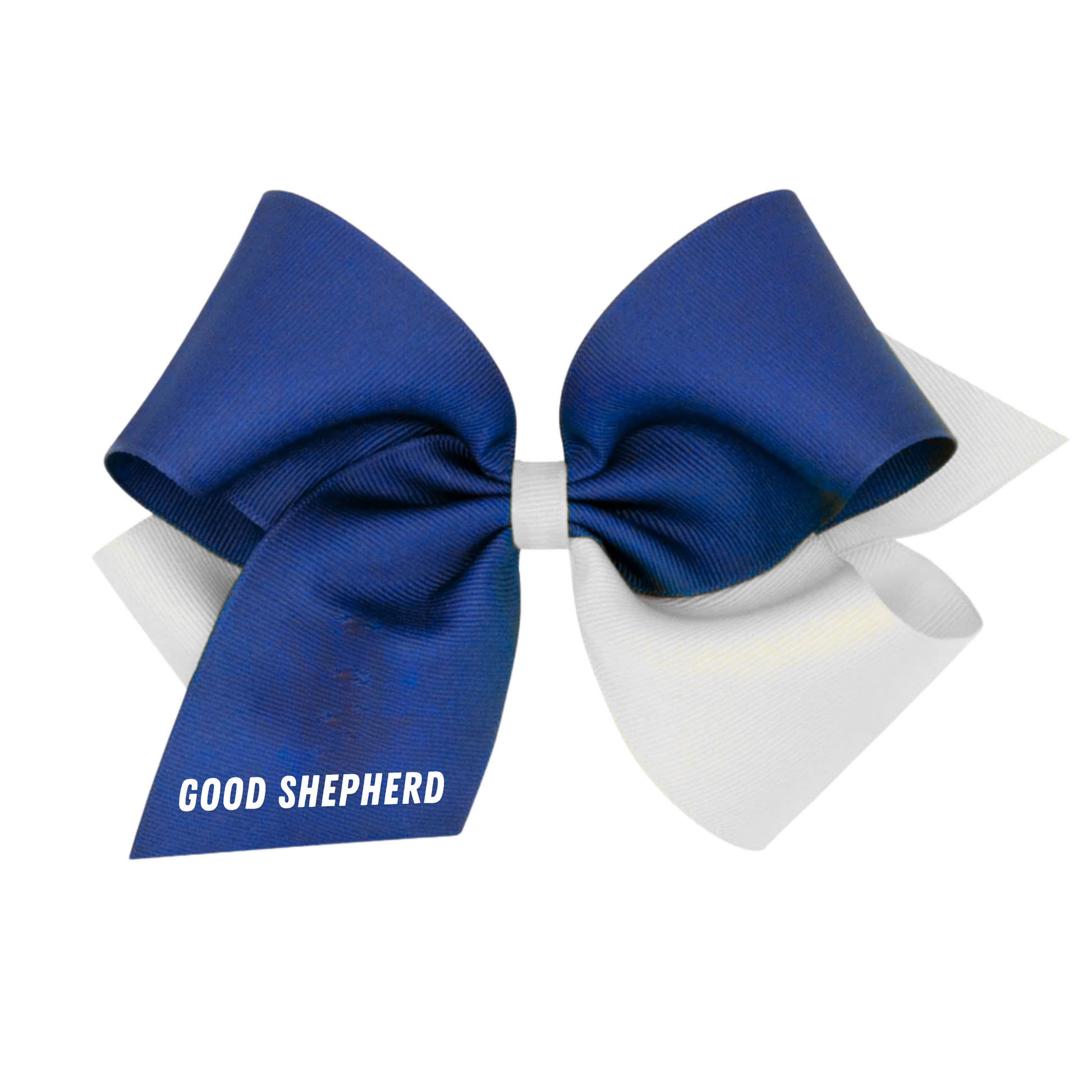 Good Shepherd Blue and White Bow