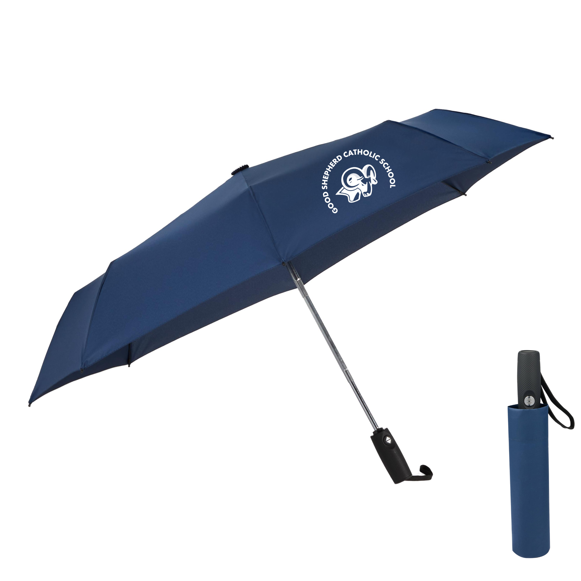 Good Shepherd Navy Umbrella