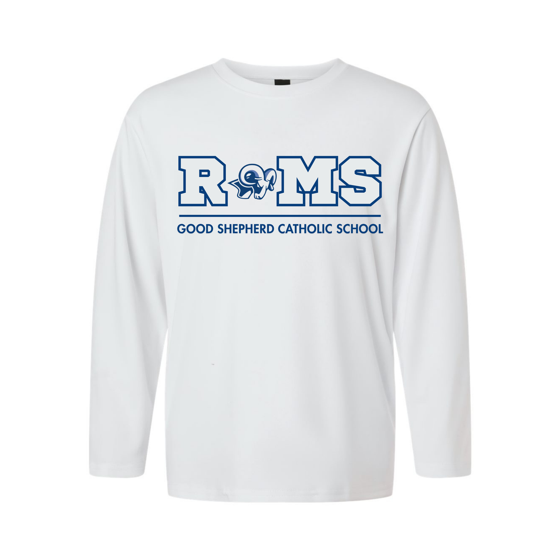 Long-Sleeve Performance T-Shirt, White
