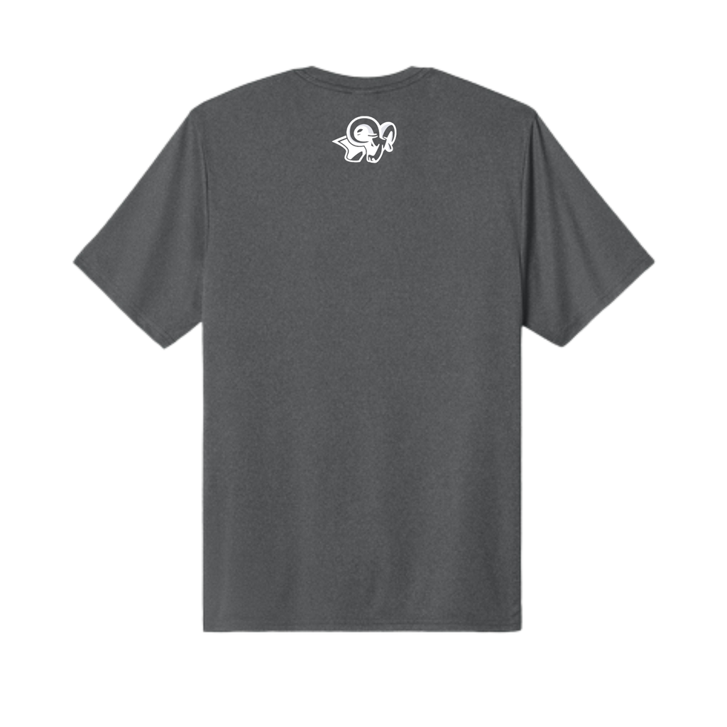 Good Shepherd Dad Performance T-Shirts, Grey